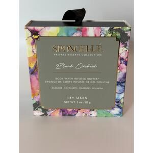 Spongelle Benefits Body Wash + Buffer 4 + Luxurious Showers 3 Oz Black Orchid
